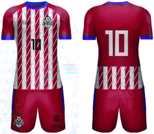 Arte Vetor Camisa de Time Amador 2024 - Modelo 83