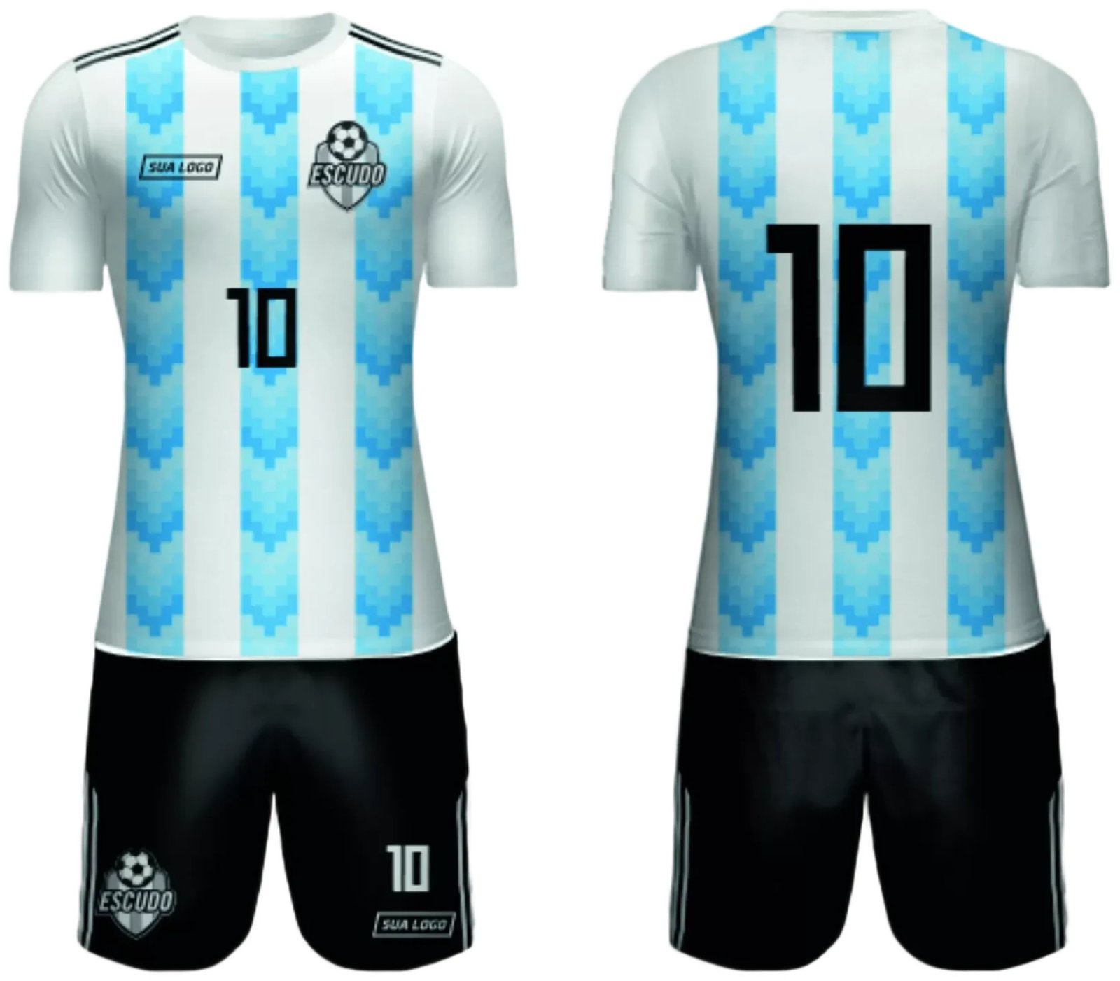 Arte Vetor Camisa de Time Amador 2024 - Modelo 89