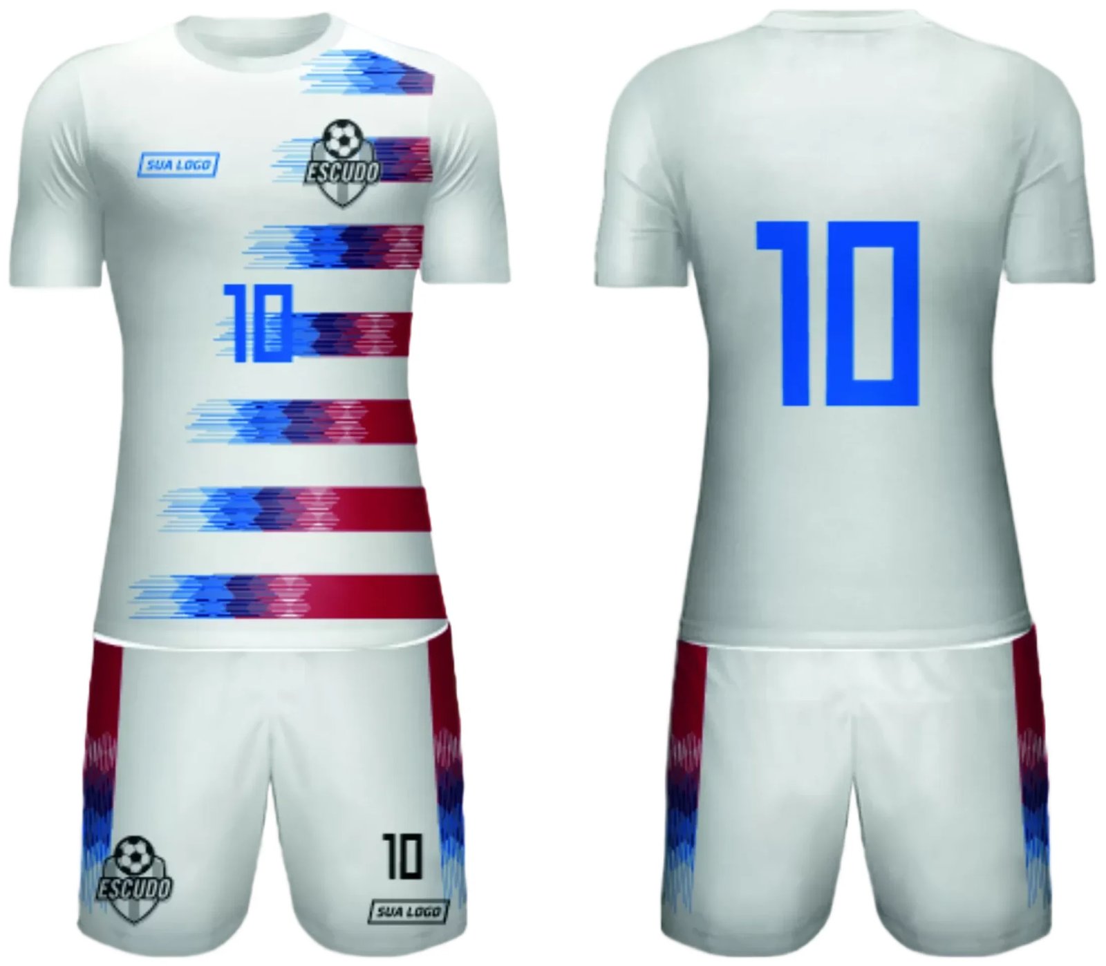 Arte Vetor Camisa de Time Amador 2024 - Modelo 90
