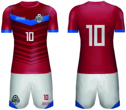 Arte Vetor Camisa de Time Amador 2024 - Modelo 100