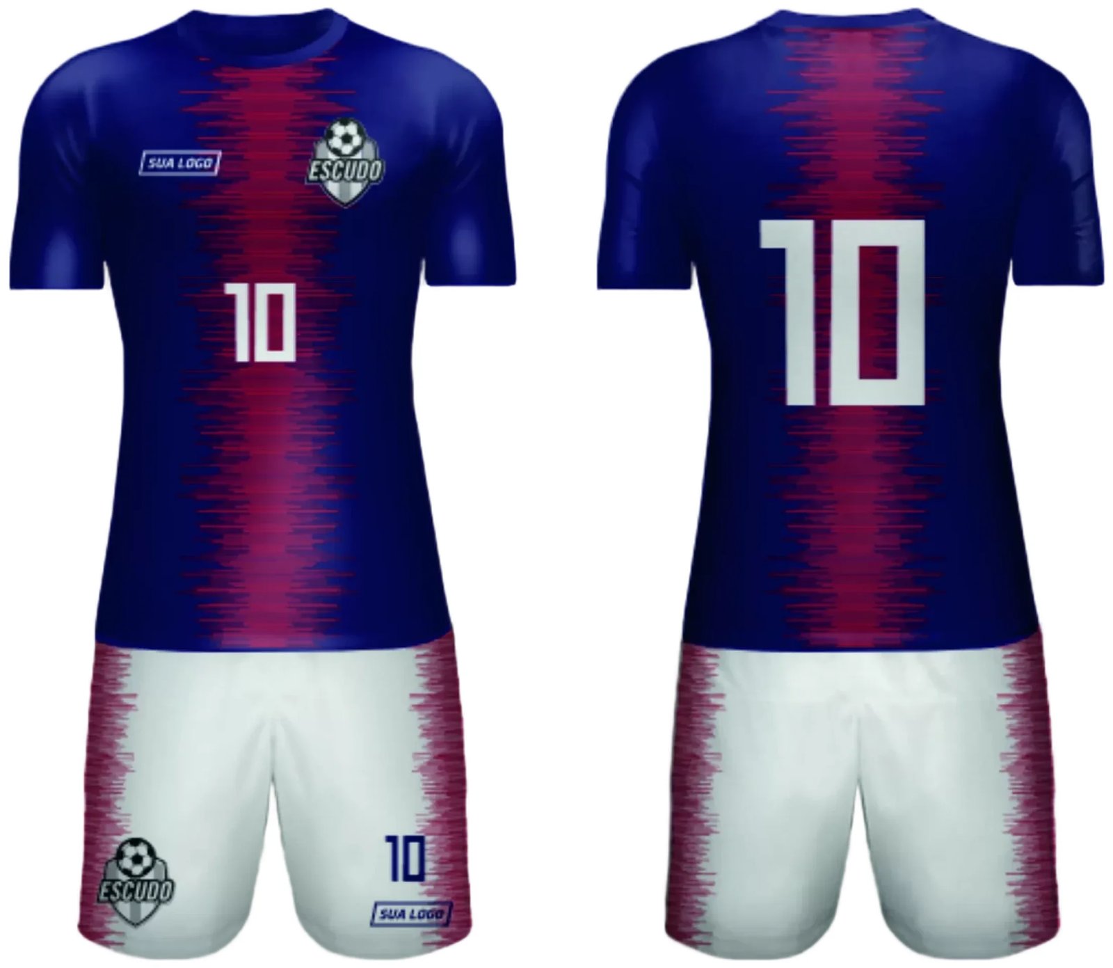 Arte Vetor Camisa de Time Amador 2024 - Modelo 103