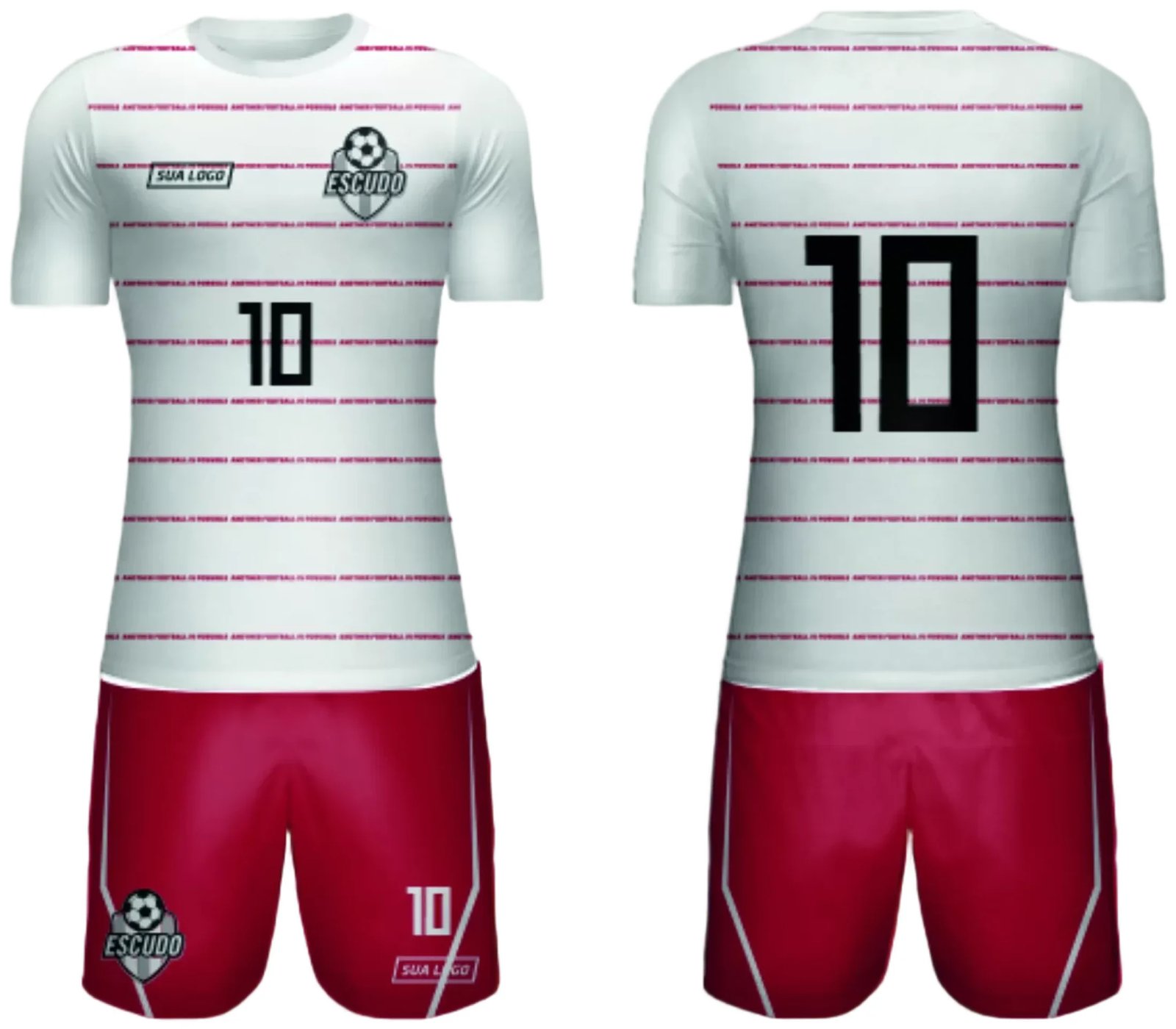 Arte Vetor Camisa de Time Amador 2024 - Modelo 111