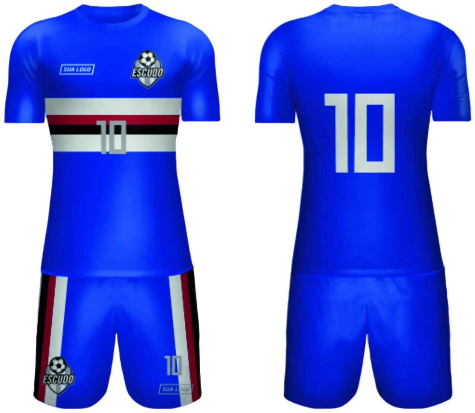 Arte Vetor Camisa de Time Amador 2024 - Modelo 125