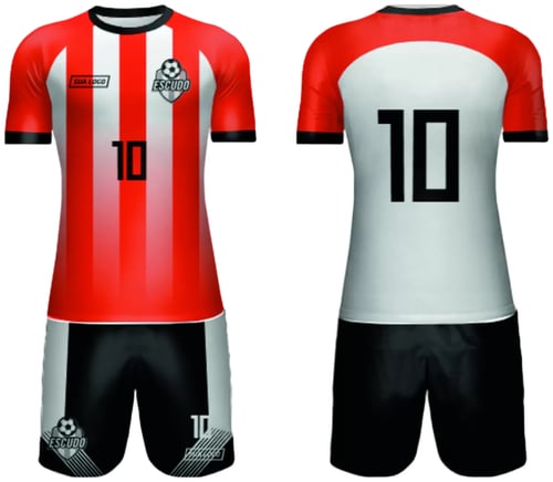 Arte Vetor Camisa de Time Amador 2024 - Modelo 127
