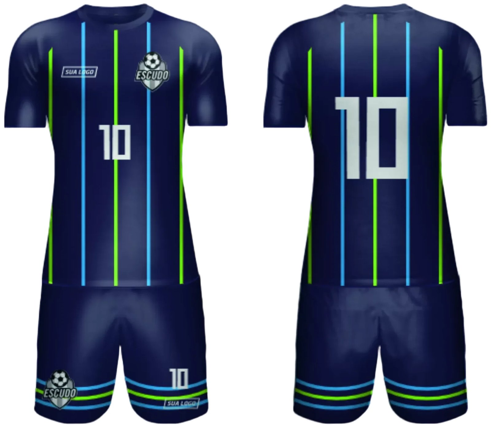 Arte Vetor Camisa de Time Amador 2024 - Modelo 128