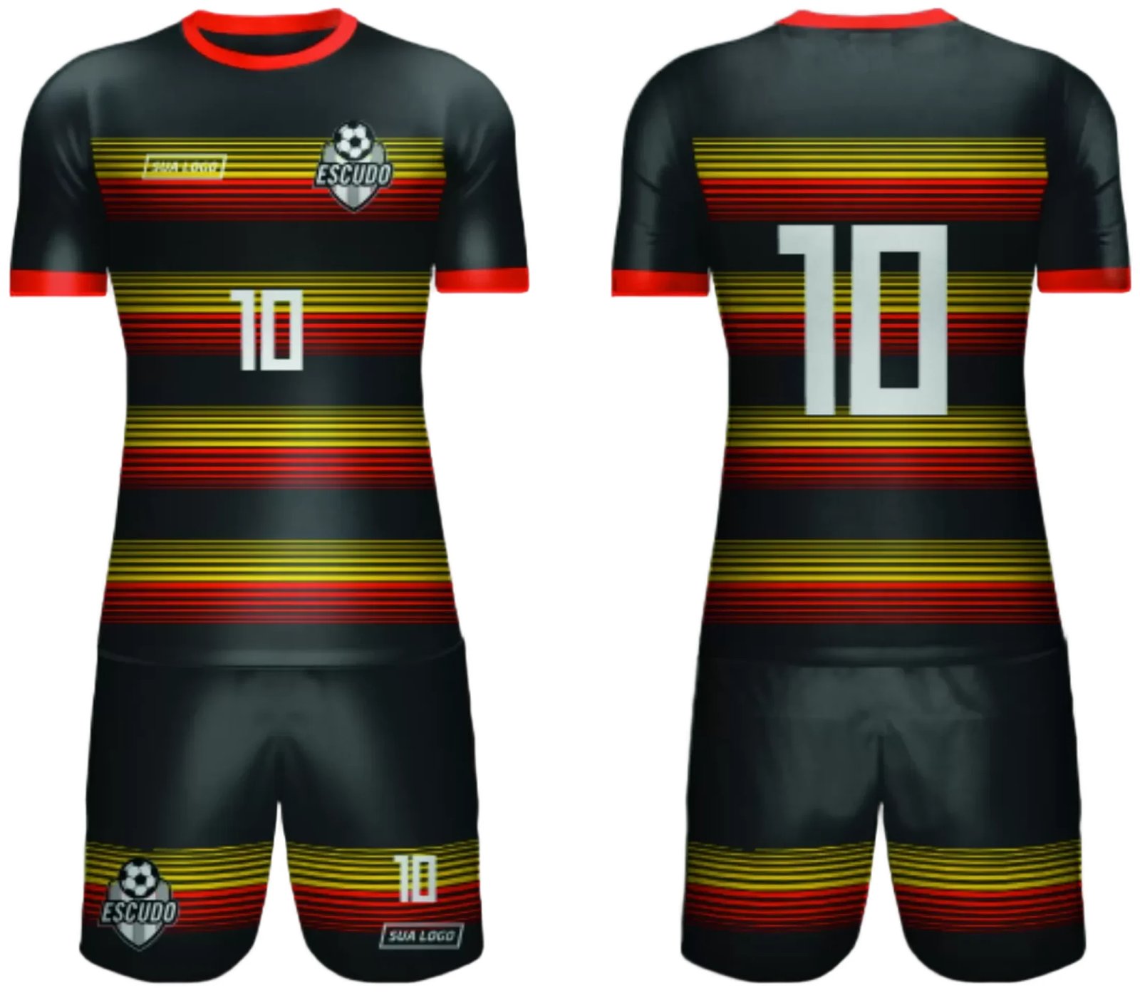 Arte Vetor Camisa de Time Amador 2024 - Modelo 138