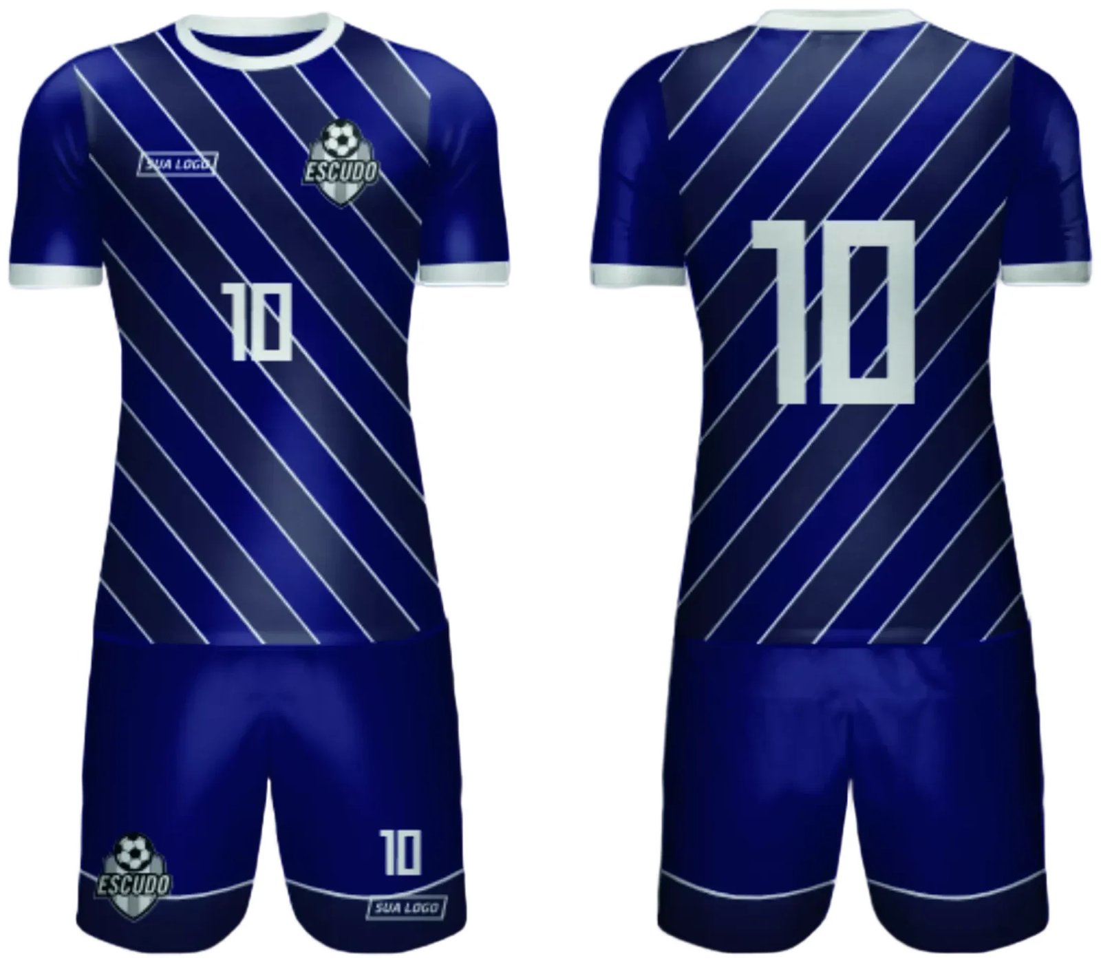 Arte Vetor Camisa de Time Amador 2024 - Modelo 154