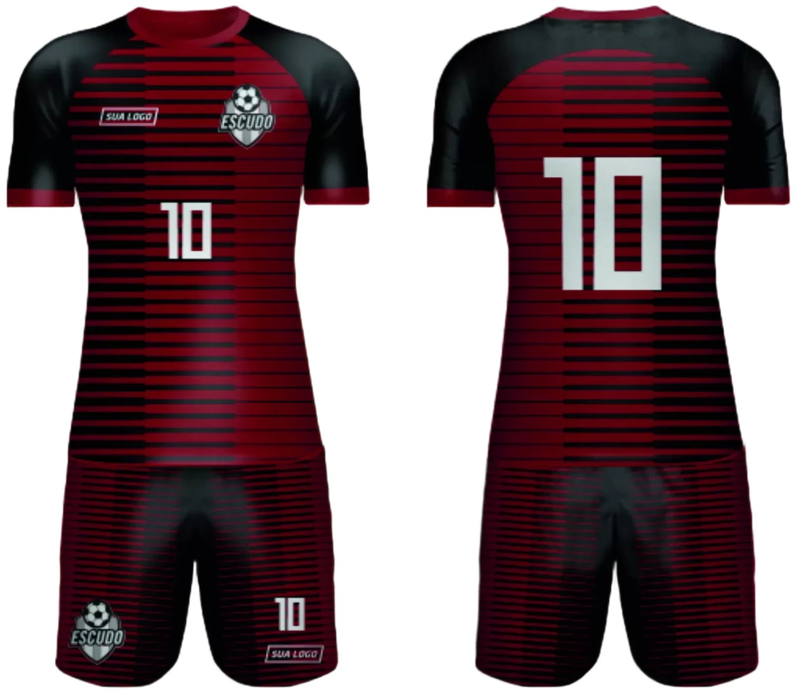 Arte Vetor Camisa de Time Amador 2024 - Modelo 162