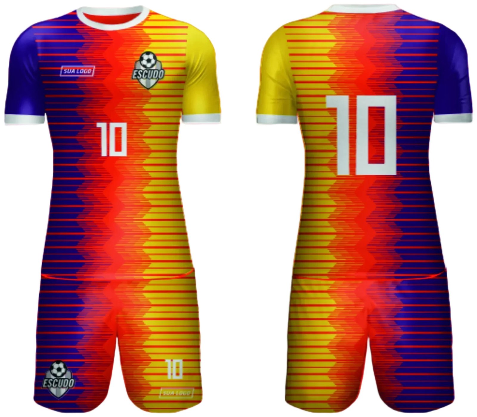 Arte Vetor Camisa de Time Amador 2024 - Modelo 165