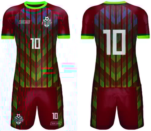 Arte Vetor Camisa de Time Amador 2024 - Modelo 166