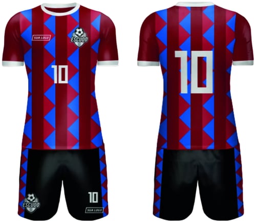 Arte Vetor Camisa de Time Amador 2024 - Modelo 175
