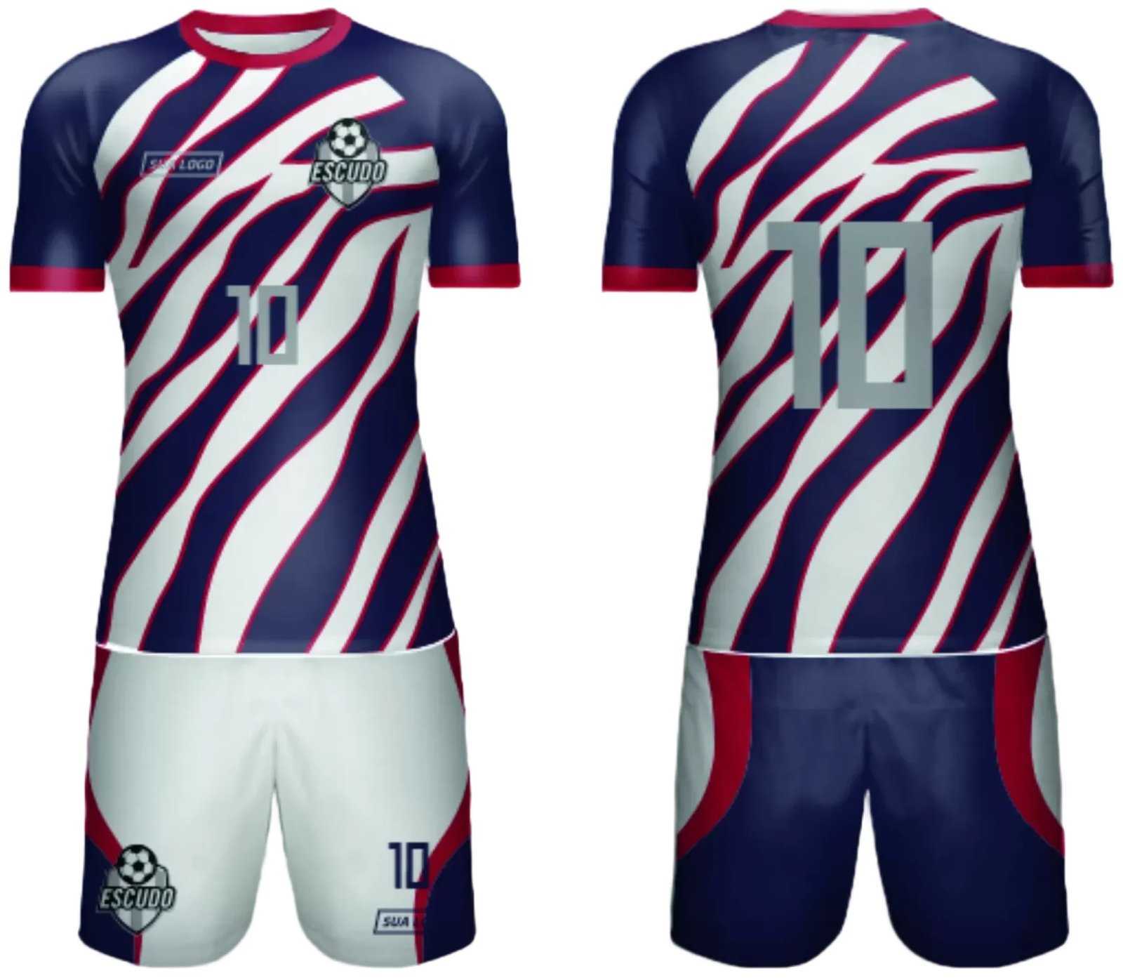 Arte Vetor Camisa de Time Amador 2024 - Modelo 178