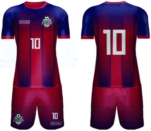 Arte Vetor Camisa de Time Amador 2024 - Modelo 198