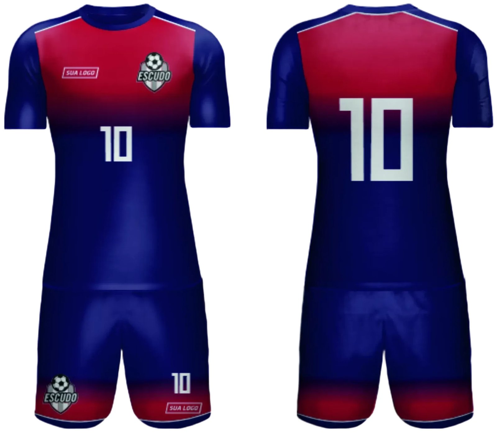 Arte Vetor Camisa de Time Amador 2024 - Modelo 202