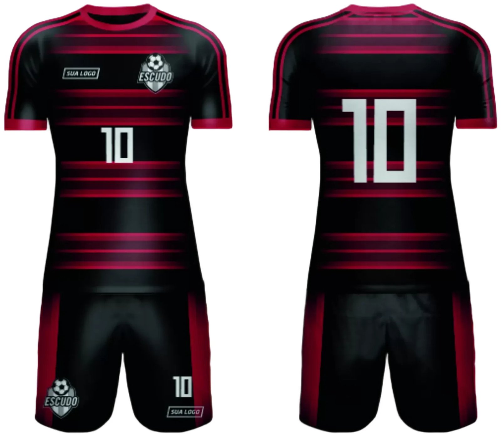 Arte Vetor Camisa de Time Amador 2024 - Modelo 203
