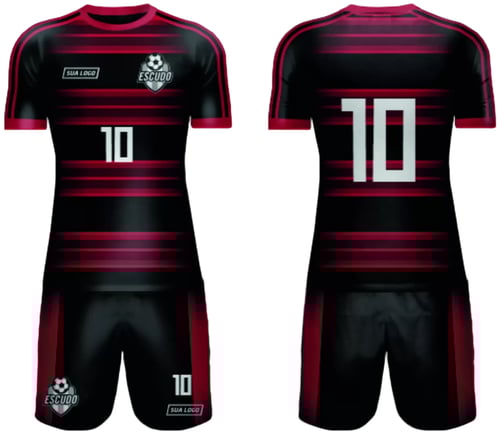 Arte Vetor Camisa de Time Amador 2024 - Modelo 203