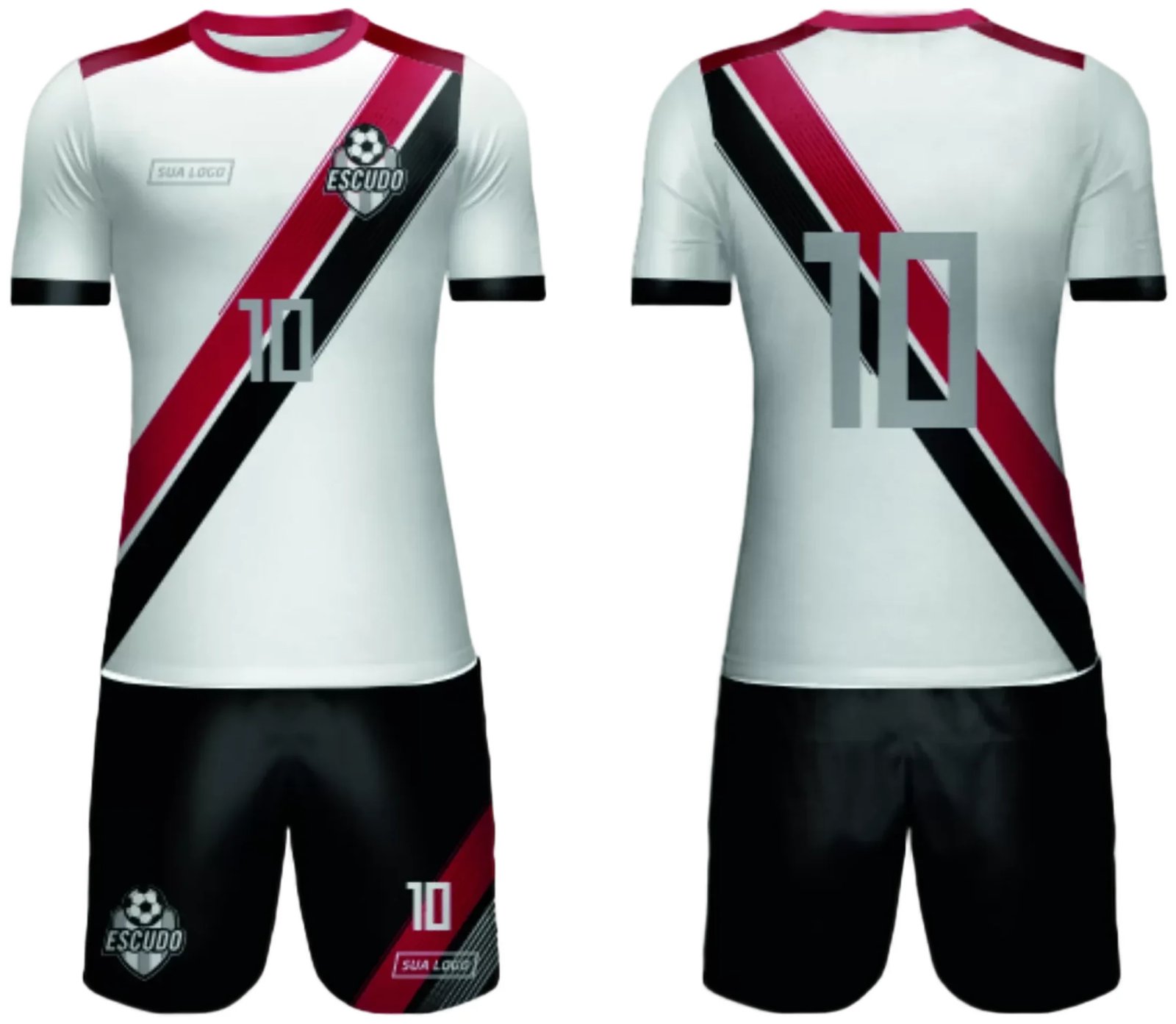 Arte Vetor Camisa de Time Amador 2024 - Modelo 206
