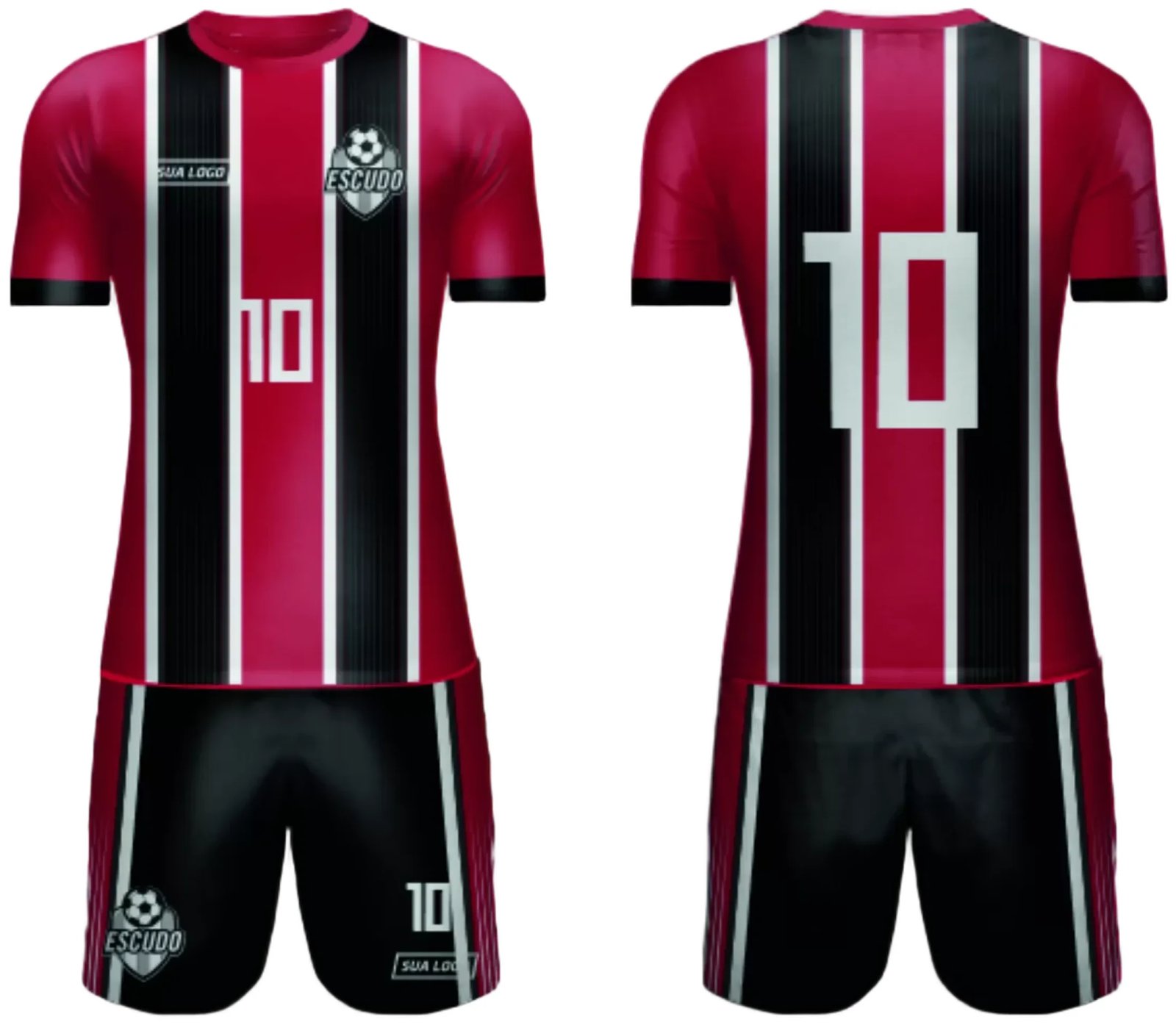Arte Vetor Camisa de Time Amador 2024 - Modelo 208
