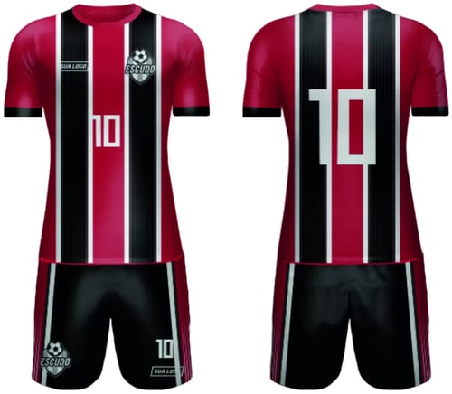 Arte Vetor Camisa de Time Amador 2024 - Modelo 208