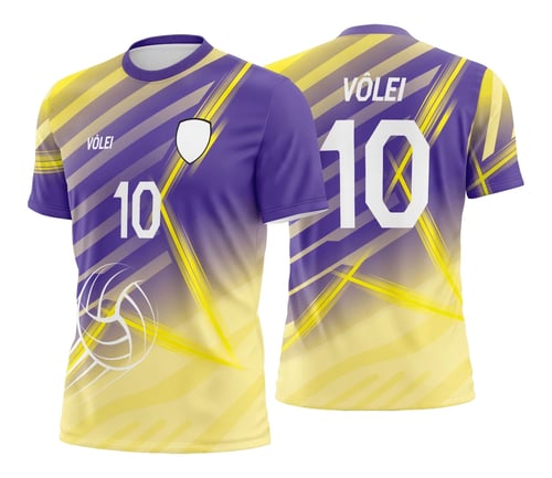 Arte Vetor Camisa de Vôlei - Estampa Camisa de Vôlei