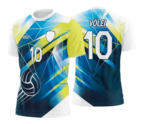 Arte Vetor Camisa de Vôlei - Estampa Camisa de Vôlei