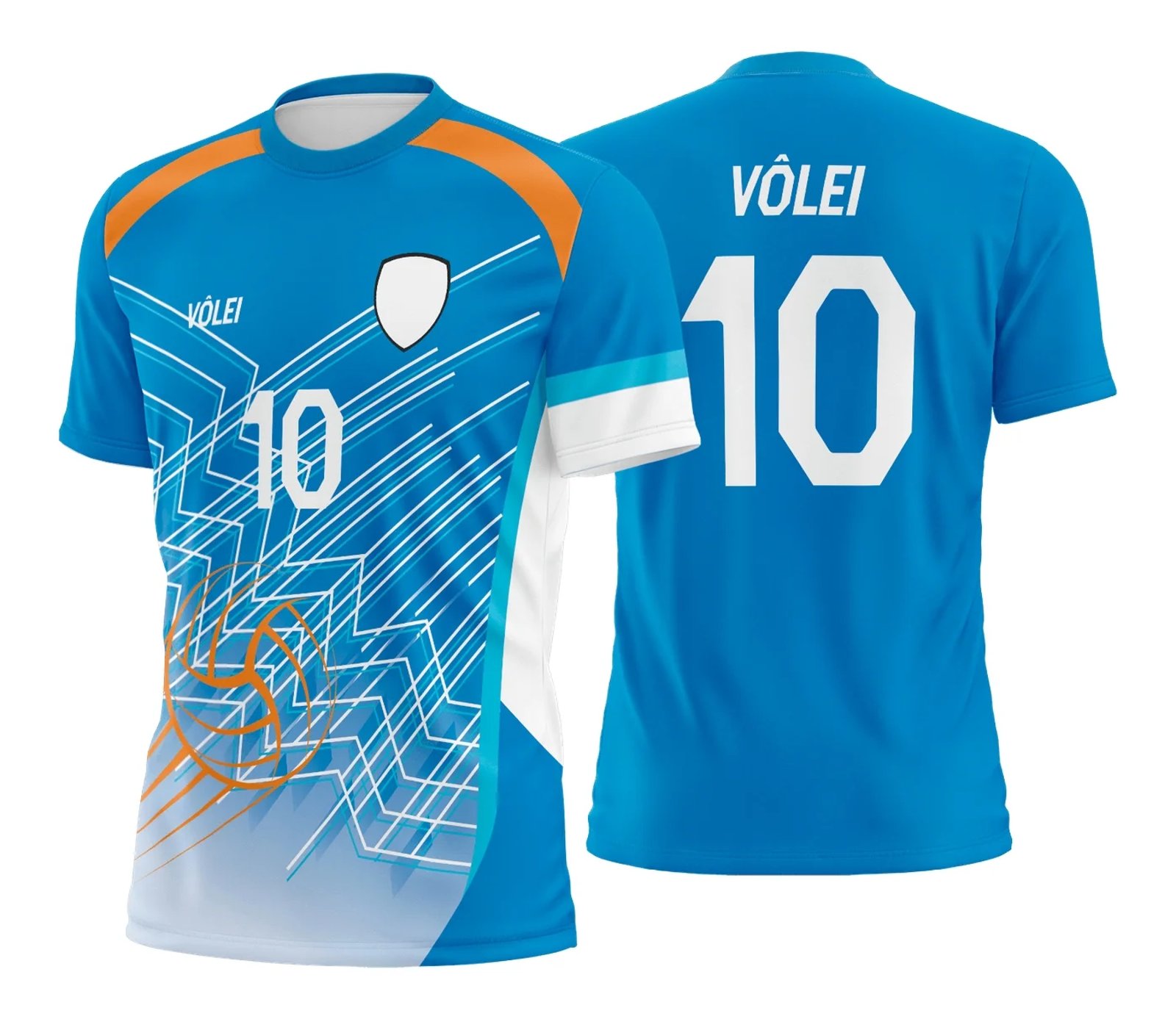 Arte Vetor Camisa de Vôlei - Estampa Camisa de Vôlei