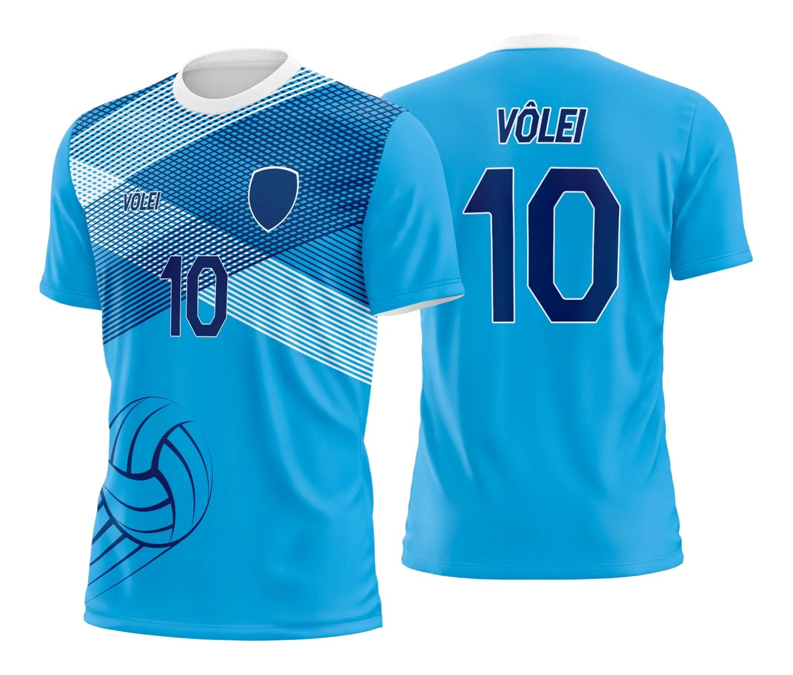 Arte Vetor Camisa de Vôlei - Estampa Camisa de Vôlei