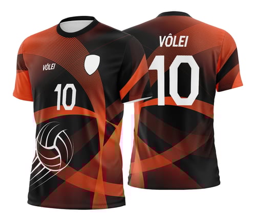 Arte Vetor Camisa de Vôlei - Estampa Camisa de Vôlei