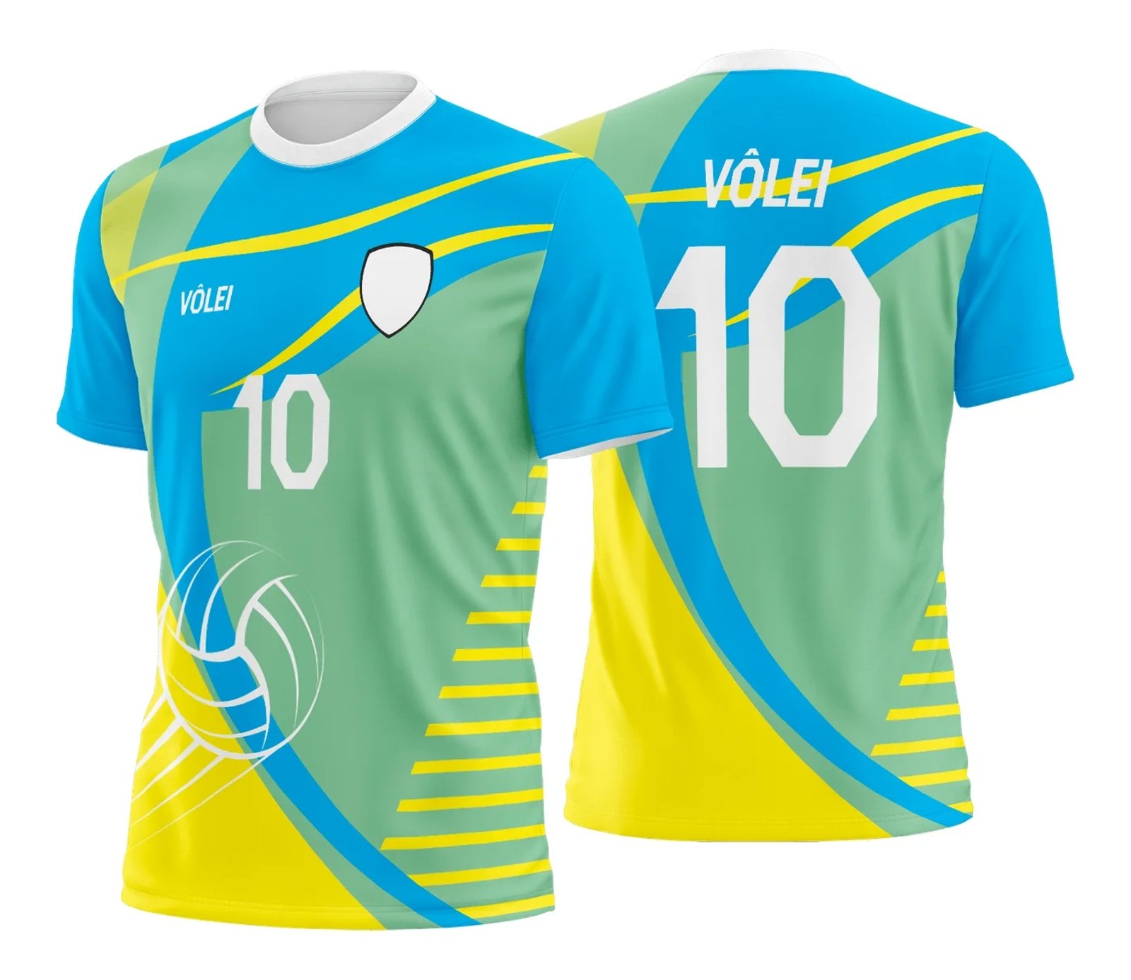 Arte Vetor Camisa de Vôlei - Estampa Camisa de Vôlei