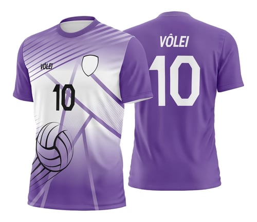 Arte Vetor Camisa de Vôlei - Estampa Camisa de Vôlei