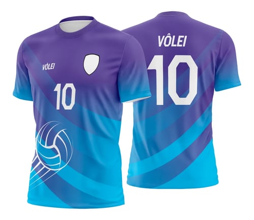 Arte Vetor Camisa de Vôlei - Estampa Camisa de Vôlei