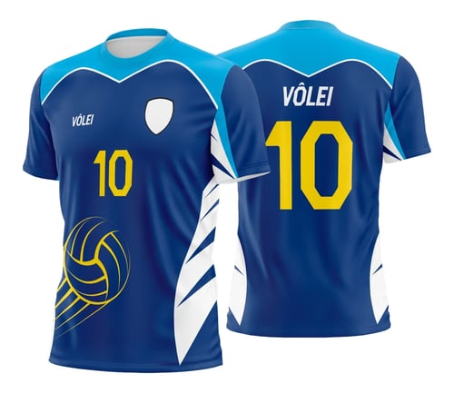 Arte Vetor Camisa de Vôlei - Estampa Camisa de Vôlei