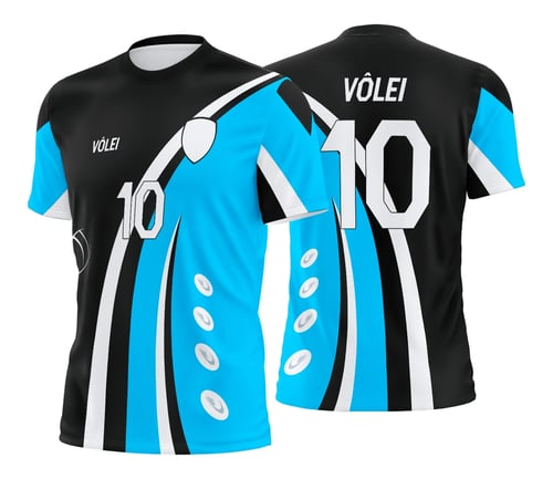 Arte Vetor Camisa de Vôlei - Estampa Camisa de Vôlei