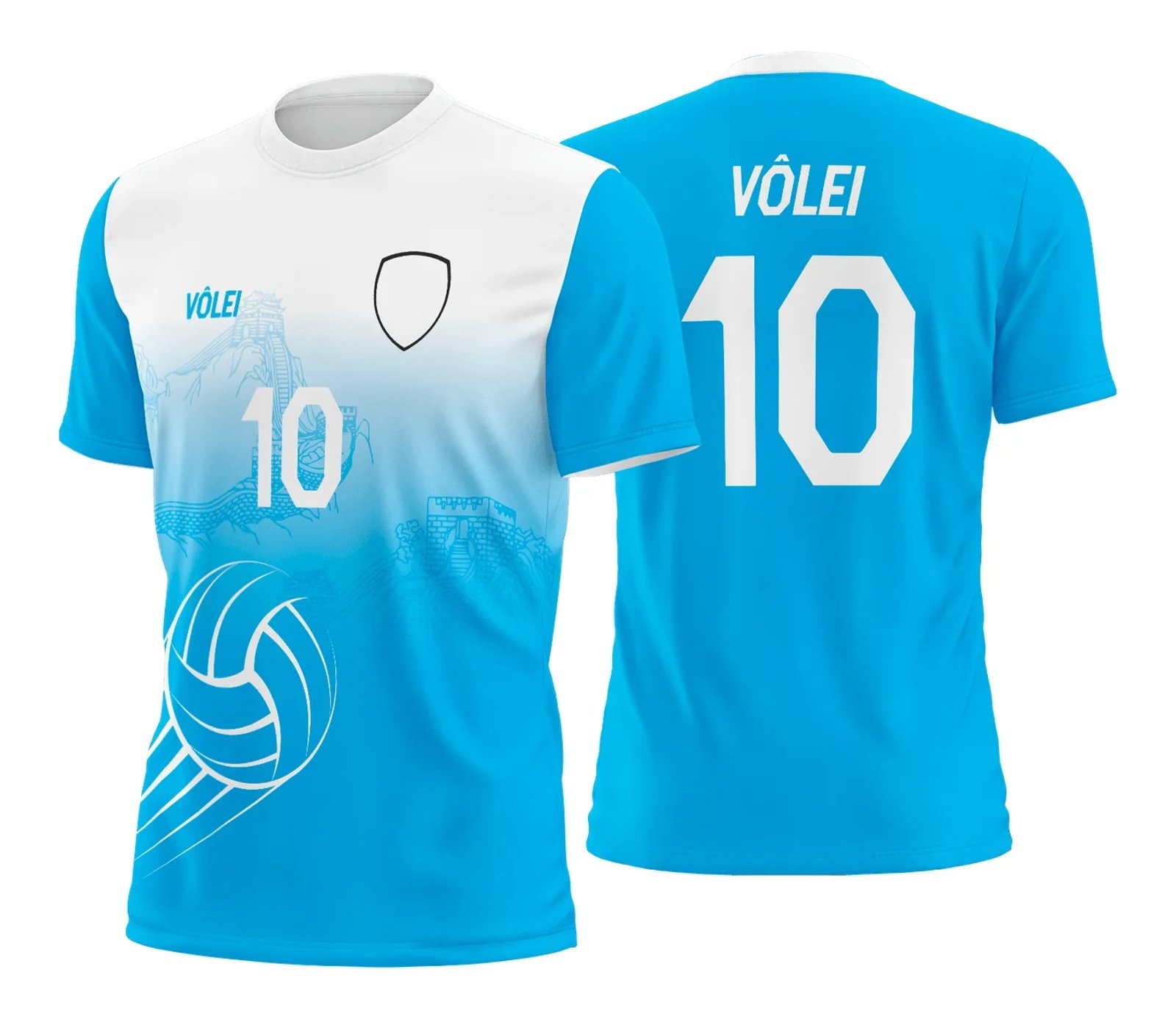 Arte Vetor Camisa de Vôlei - Estampa Camisa de Vôlei