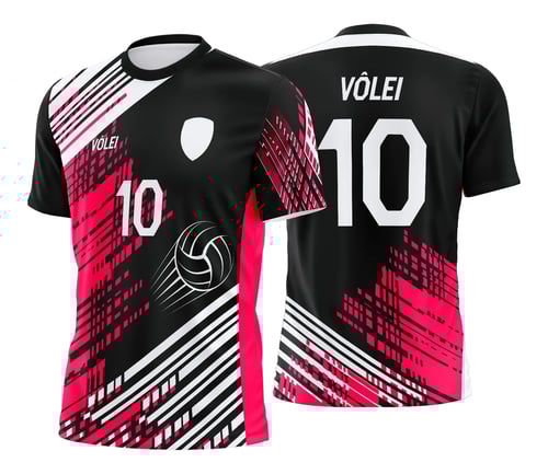Arte Vetor Camisa de Vôlei - Estampa Camisa de Vôlei