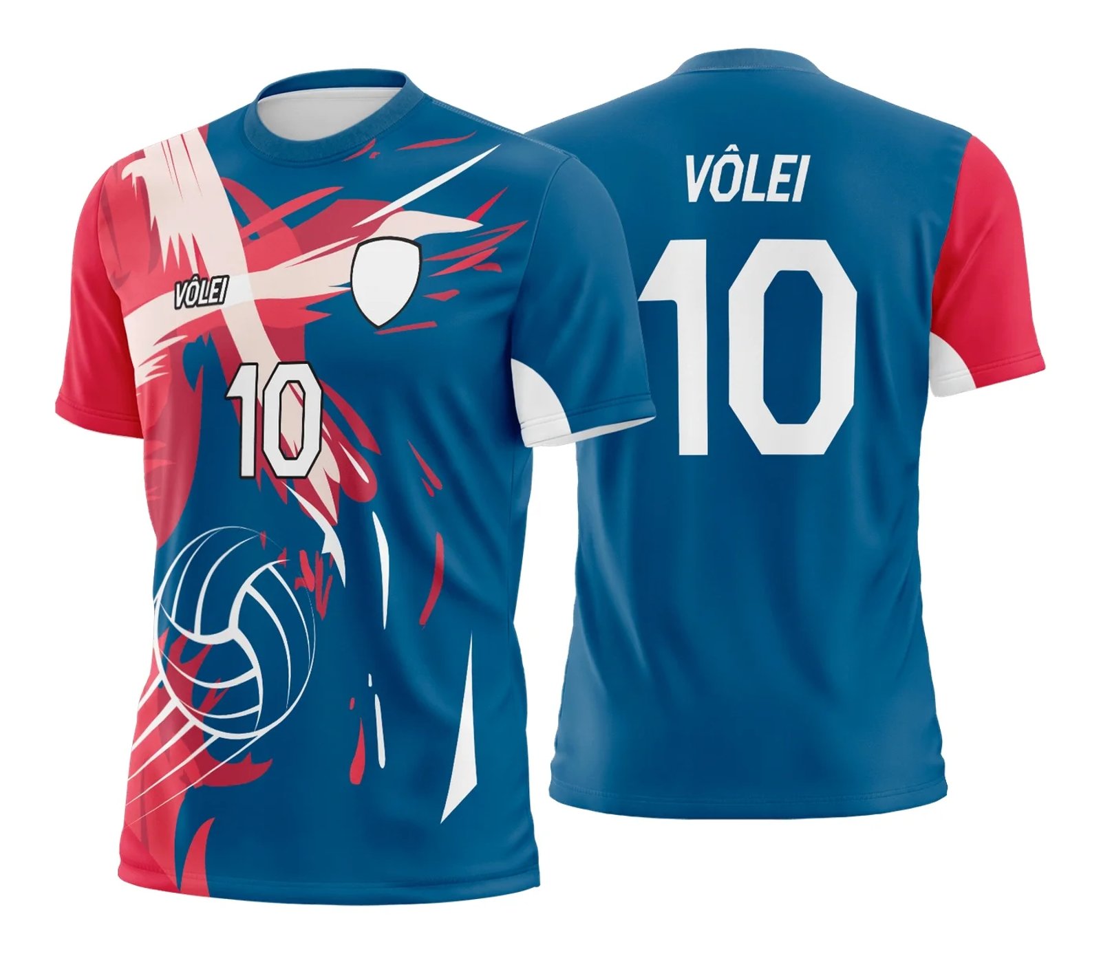 Arte Vetor Camisa de Vôlei - Estampa Camisa de Vôlei