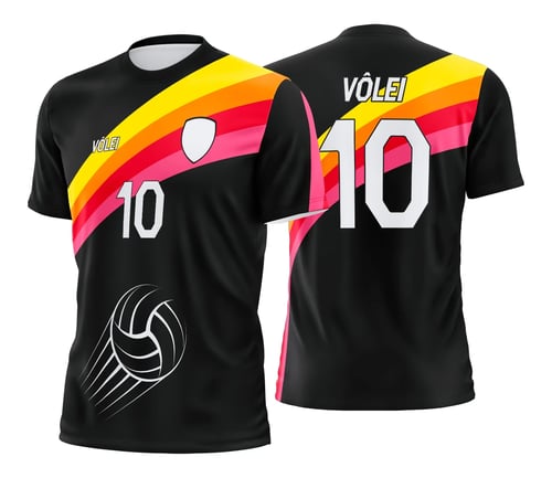 Arte Vetor Camisa de Vôlei - Estampa Camisa de Vôlei