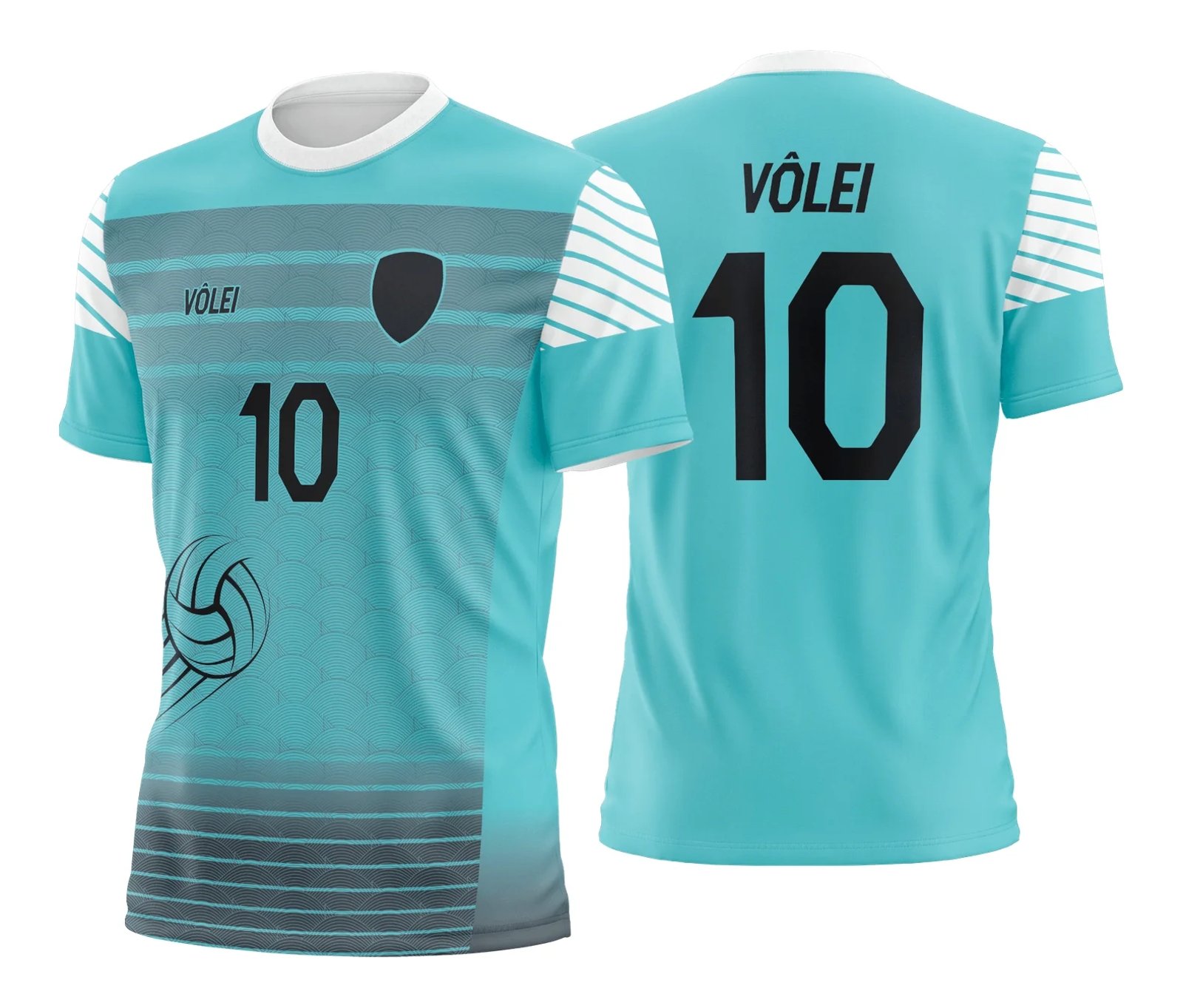 Arte Vetor Camisa de Vôlei - Estampa Camisa de Vôlei