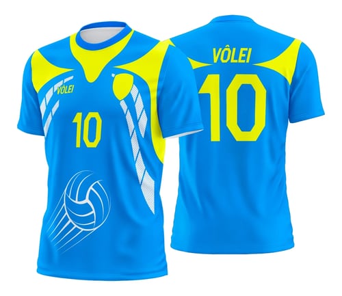 Arte Vetor Camisa de Vôlei - Estampa Camisa de Vôlei