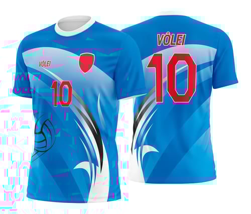 Arte Vetor Camisa de Vôlei - Estampa Camisa de Vôlei
