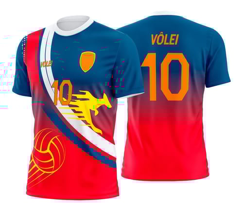 Arte Vetor Camisa de Vôlei - Estampa Camisa de Vôlei
