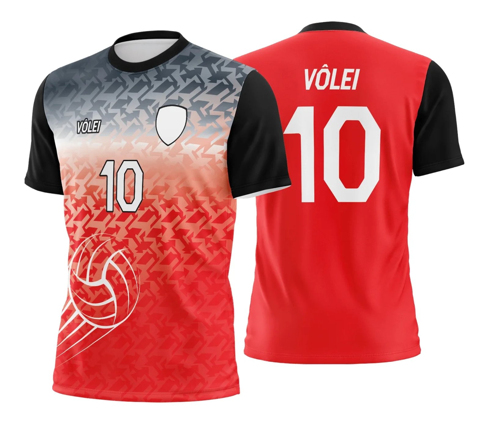 Arte Vetor Camisa de Vôlei - Estampa Camisa de Vôlei