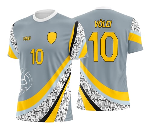 Arte Vetor Camisa de Vôlei - Estampa Camisa de Vôlei