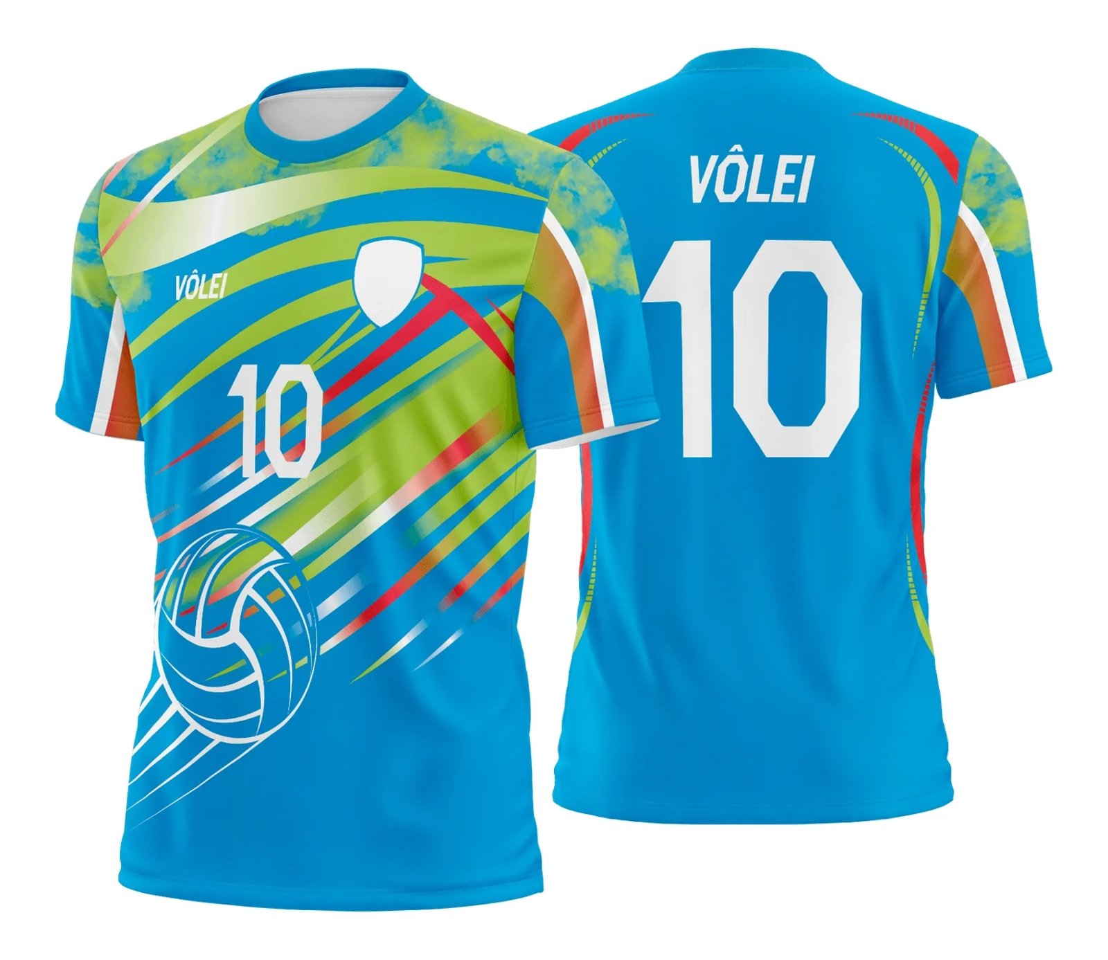Arte Vetor Camisa de Vôlei - Estampa Camisa de Vôlei