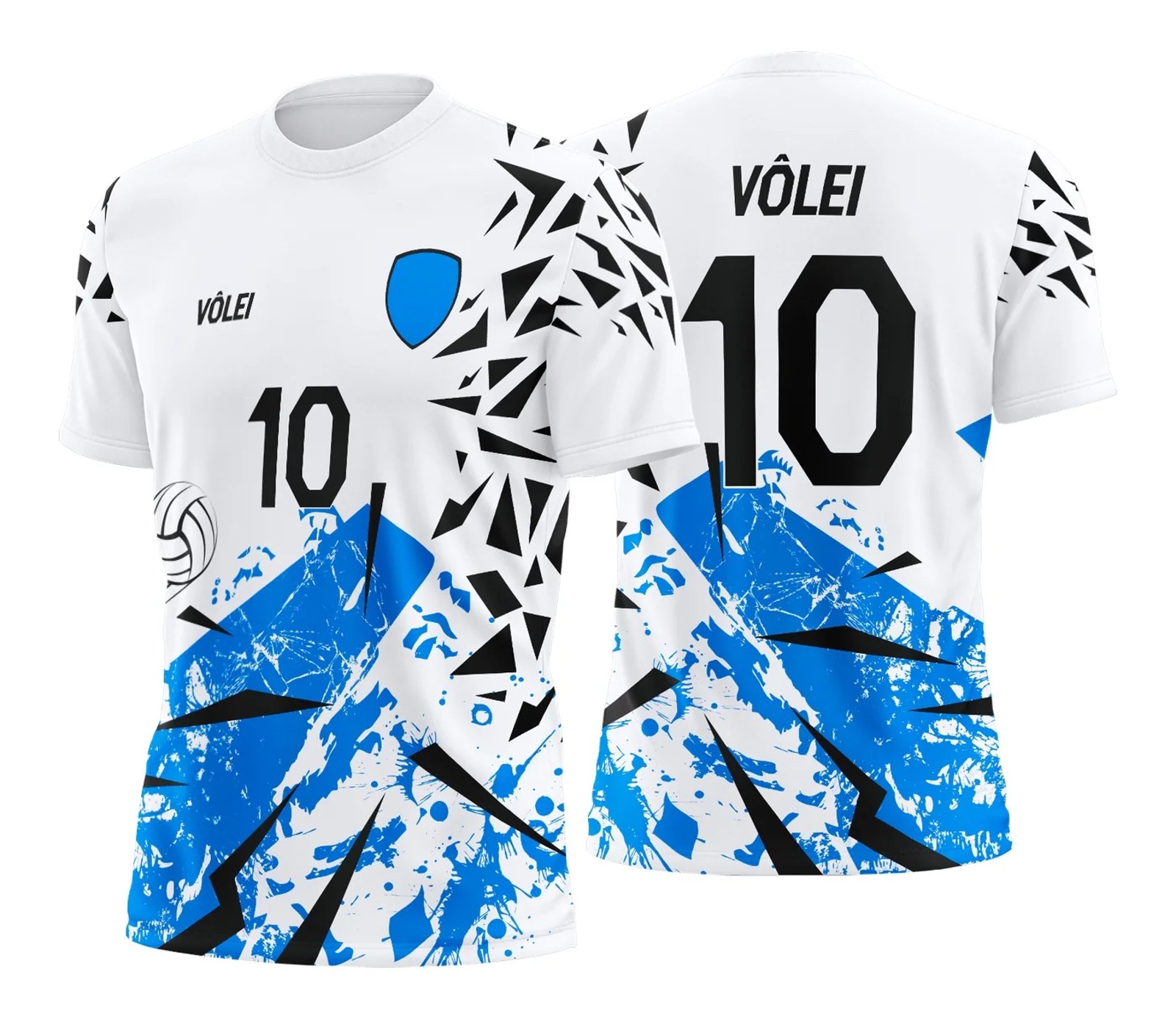 Arte Vetor Camisa de Vôlei - Estampa Camisa de Vôlei