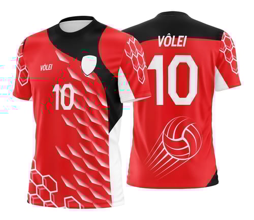 Arte Vetor Camisa de Vôlei - Estampa Camisa de Vôlei