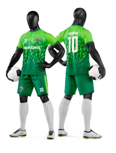 Arte Vetor Camisa e Short de Time de Futebol Amador