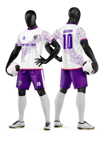Arte Vetor Camisa e Short de Time de Futebol Amador