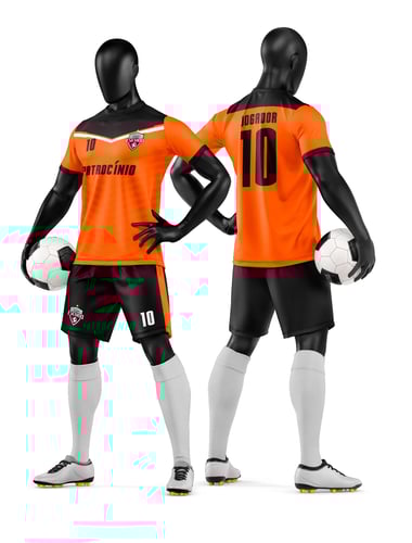 Arte Vetor Camisa e Short de Time de Futebol Amador