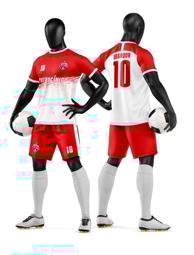 Arte Vetor Camisa e Short de Time de Futebol Amador